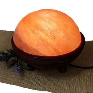 Lámpara de Sal del Himalaya en Forma de Domo, Luz Nocturna, Regalo de Bienestar - Product Image 3