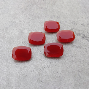 Ónix Rojo Natural, Corte Facetado, Forma Rectangular, Calibrado, Gema de Calidad AAA+ para Joyería - Product Image 4