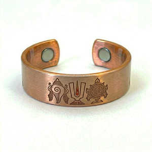 Joyería Devocional Bio Magnética al por Mayor • Anillo Unisex Ajustable de Yoga Esotérico - Product Image 5