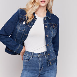 Traje de Mezclilla Ajustado de Estilo Casual a la Moda para Mujer, Servicio OEM, 100% Algodón Transpirable, Traje de Mezclilla para Verano - Product Image 2