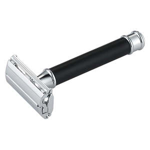 Maquinilla de afeitar de seguridad de acero inoxidable personalizada al por mayor, a precio económico, para un afeitado sin residuos. - Product Image 5