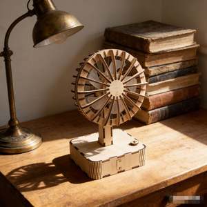 Ventilador de Madera Hecho a Mano, 3 Velocidades, Venta Directa de Fábrica, al por Mayor - Product Image 3
