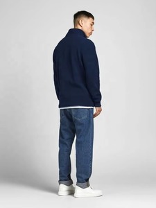 Warm Polar <b>Sherpa</b> Long Hooded <b>Fleece</b> <b>Men's</b> <b>Jacket</b> with Zip Pocket Custom Hunting Waterproof Reflective Thin Windproof - Product Image 3