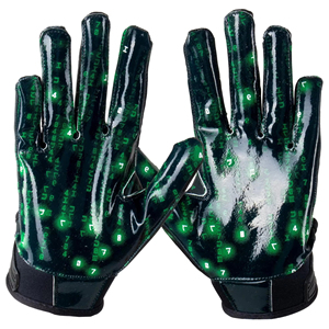Gants de football américain en gros pour les entreprises B2B |   Étiquette de marque gaufrée de précision Performance |   Directement de l'usine - Product Image 5