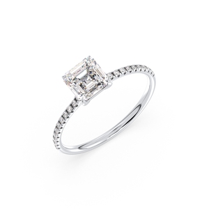 Bagues de fiançailles et de mariage REYES en moissanite étincelante VVS, certifiées GRA, en argent sterling 925, prix de gros, bijoux fins - Product Image 1