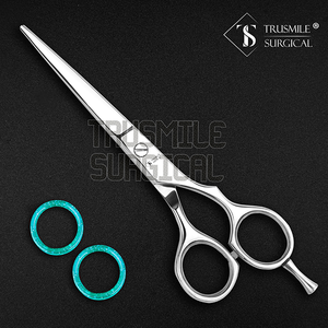 Vente en gros de ciseaux de coiffeur argentés de haute qualité ciseaux de coupe de cheveux en acier inoxydable avec pointe de lame tranchante pour la coiffure - Product Image 2
