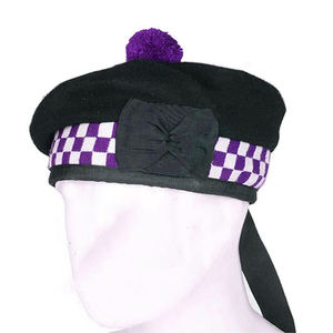 Gorro Tradicional Escocés Balmoral Unisex OEM ODM, Gorro de Lana Suave de Alta Calidad, Gorros con Diseño a Cuadros - Product Image 1