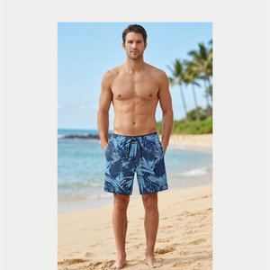 Shorts de Playa para Hombre, Estilo Atardecer, Cintura Elástica, Transpirables, Ropa Tropical para Piscina, Escapadas a la Costa, Diseño Personalizado - Product Image 4