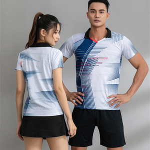 Uniformes de Tenis Cortos Unisex para Bádminton y Tenis de Mesa, Transpirables, Tallas Grandes, Cómodos, que Absorben la Humedad, Ecológicos - Product Image 2
