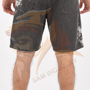 Ropa Masculina de Alta Calidad, Pantalones Cortos de Mezclilla Casuales para Hombre, Precio Competitivo, Diseño Más Reciente, Pantalones Cortos de Mezclilla Rectos para Hombre - Product Image 5