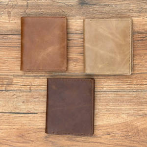 Portefeuille en cuir de vache véritable de créateur personnalisé le plus vendu de haute qualité pour hommes au meilleur prix de gros - Product Image 3