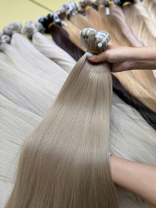 ผมต่อเวียดนามคุณภาพพรีเมียม NASA HAIR VIETNAM แบบเย็บด้วยเครื่องจักร  ฟอกสีแล้ว  ซุปเปอร์ดับเบิ้ลดรอน  ผมตรง  น้ำหนัก 100 กรัมต่อช่อ - Product Image 6