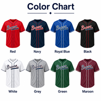 Jersey Baseball Hitam Anak Laki-Laki dengan Trim Kuning Lengan Pendek Anti-Bakteri Polyester V-neck Kancing Depan Pakaian Olahraga