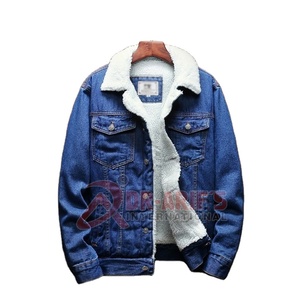 Veste en jean pour homme, printemps, imperméable, respirante, coupe-vent, 100% coton, doublée de polaire, couleurs personnalisées, style vintage, grande taille 6XL - Product Image 4