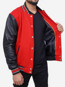 Veste universitaire pour homme de haute qualité, personnalisée, en laine, cuir, polaire, avec logo imprimé, broderie chenille, vestes pour homme, veste universitaire pour homme - Product Image 3