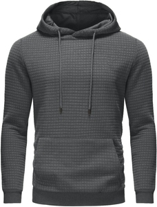 Sudadera con Capucha para Hombre, 260 Gramos, Estilo Casual, Jacquard Sólido, Estampado Digital, con Diseño de Silicona, para Invierno - Product Image 4