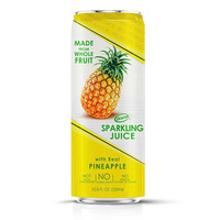 Nuevas Bebidas Deportivas Saludables con Sabor, Marca Privada, Jugo de Fresa y Mango con Gas, 320ml, En Lata/Botella, Refrescante