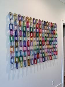 Decoración de Pared con Cadena de Resina, Diseño Elegante Hecho a Mano, Ecológico, con Forma de Búho, para Interiores de Hogares Modernos - Product Image 6