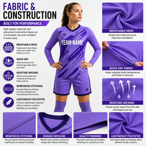 Maillot de football unisexe violet sublimé, manches courtes, col en V, évacuation de l'humidité, 100 % polyester, coupe athlétique, taille élastique, personnalisable - Product Image 6