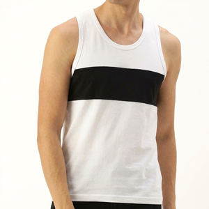 Camiseta sin mangas básica personalizada al por mayor para hombre, estilo musculoso, con costuras reforzadas a bajo precio - Product Image 1