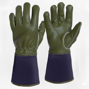 Guantes de Soldadura de Cuero Premium, Resistentes al Calor y al Fuego, para Soldadura TIG MIG y Trabajo Industrial - Product Image 5