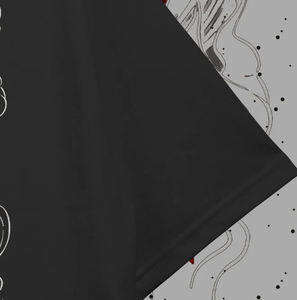 T-shirt ample respirant pour homme style anime <span class=keywords><strong>Madara</strong></span> Uchiha, col en V tricoté, couleur unie, polyester/coton, haute qualité - Product Image 4