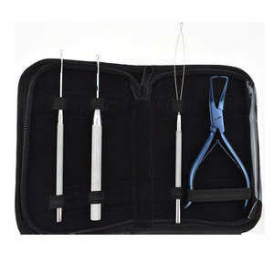 Kit de Herramientas Premium para Extensiones de Cabello, Herramientas de Aplicación de Extensiones de Cabello Duraderas y Profesionales para Salón de Belleza, Uso Doméstico, Reutilizables - Product Image 3