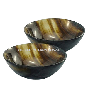 Tazón Japonés Hecho a Mano con Material de Cuerno, Diseño Sostenible, Forma Redonda, para Servir Alimentos, Estilo Tradicional, Par de 2 - Product Image 4