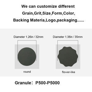 Ampelas Abrasif Cakram Amplas Silikon Karbida 32Mm 2 Inci P3000 Gulungan Cakram Pasir Spot untuk Perbaikan Titik Penyelesaian Otomotif - Product Image 2