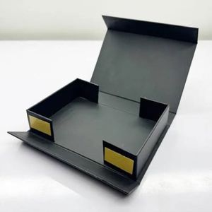 Vietnam Manufacturer Bespoke Brand Printed Collapsible Rigid <b>Box</b> <b>Flat</b> <b>Pack</b> Magnetic Closure Luxury Apparel Gift Packaging <b>Box</b> - Product Image 4