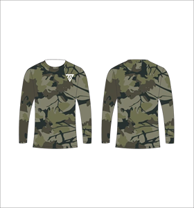 Men <b>Tan</b> <b>Brown</b> Camouflage Long Sleeve T Shirt Frogskin Vintage Pattern Crewneck Tee Casual Streetwear Top Gym Training Activewea - Product Image 3