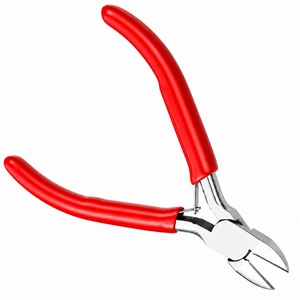 Mini-cisailles à fil à poignée rouge, pince coupante de précision, outil de micro-coupe pour la fabrication de bijoux, artisanat, coupe-fil souple - Product Image 5