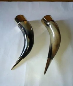 Support pour corne à boire Viking, véritable poignée artisanale, écologique, grande capacité, pour usage domestique, porte-tasse à bière ou à vin, poli - Product Image 3