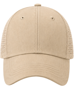 Gorra de Béisbol Deportiva Transpirable Beige, Correa Ajustable, Ligera, de Secado Rápido, para Correr al Aire Libre, Gimnasio, Casual, de Primera Calidad - Product Image 3