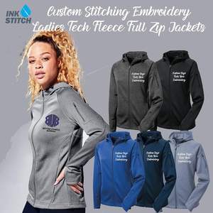 Chaquetas Personalizadas de Forro Polar Técnico con Cremallera Completa para Mujer, Modelo L248, Multicolores, con Logotipo y Texto Bordados - Tops Activos - Product Image 4