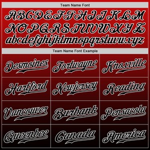 Anti-Bacterial Top Quality OMMiZ men Custom Red Black-White Authentic Fade Fashion <b>Baseball</b> Jersey - Product Image 6