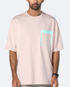T-shirt Homme Oversize Coupe Boxy à Épaules Tombantes 100% Coton 240 GSM, Fabrication OEM en Gros, Impression Graphique Personnalisée - Product Image 1