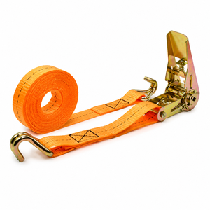 Sangle à cliquet en polyester 25 mm 800 kg résistante à l'usure pour le maintien de cargaison de camion, fournisseur logistique, marque privée, fabrication OEM - Product Image 6
