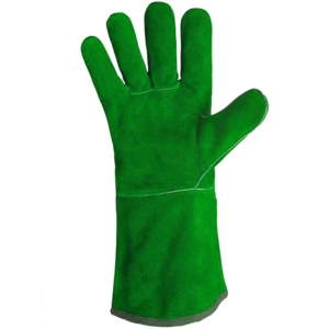 Vêtements de travail industriels réfléchissants 100% polyester, gants en cuir de vachette résistants, vêtements de sécurité réfléchissants résistants à la chaleur - Product Image 3