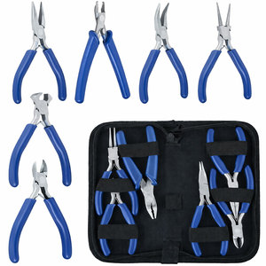 Kit de Fabricación de Joyas, Juego de 6 Pinzas de Acero Inoxidable, Herramientas Profesionales para Abalorios, Enrollado de Alambre, Manualidades, Venta al Por Mayor, OEM - Product Image 6