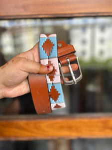 Nuevo elegante e informal hecho a mano de cuero genuino Real cinturón clásico para hombres personalizado grano completo desgastado cinturón de cuero Real para hombres - Product Image 3