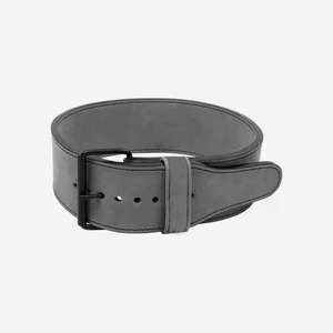 Leather <b>Weight</b> Lifting <b>Belt</b> Adjustable Waist Support for Strength <b>Training</b> Unisex Buckle Closure - Product Image 3