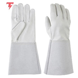 High Performance Customized Leather Cotton Welding <b>Gloves</b> Full Thumb Welders Men <b>Women</b> TIG Use Molten Metal Splash Protection - Product Image 1