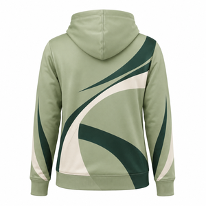 Sudadera con Capucha para Mujer, Estampado Completo, Tela Sublimada, Textura Suave, Construcción Transpirable, Ajuste Cómodo, Ropa Casual Urbana - Product Image 2