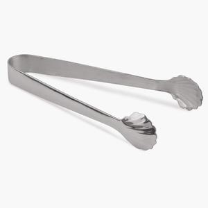 Best Quality Stainless Steel Ice Cube <b>Tongs</b> Customized logo Silver Colors Solid Steel Ice Cube <b>Tongs</b> Wholesale Prices - Product Image 2