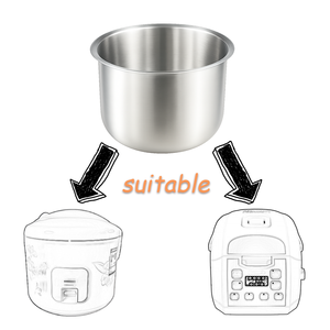 Pour <span class=keywords><strong>Panasonic</strong></span> DG101 Compatible marmite intérieure pour cuiseurs à <span class=keywords><strong>riz</strong></span> électriques accessoire <span class=keywords><strong>de</strong></span> remplacement pour usage domestique - Product Image 2