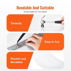 Set di 5 Pannelli Ondulati in Policarbonato 2x4x0,32 per Serre, Impermeabili e Protetti dai Raggi UV, Lastre per Tetto Solari in PC Goffrato - Product Image 5