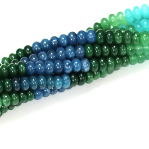 Cuentas de Cuarzo Multicolor en Forma de Rondelle: Gemas Lisas de Calidad AAA para la Elaboración de Joyería - Product Image 5