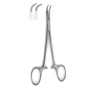 Pinzas Hemostáticas Curvas Manuales de Bajo Precio al por Mayor, Instrumentos Quirúrgicos, Pinzas para Arterias de Acero Inoxidable ISO/CE - Product Image 1