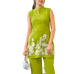 Dhwaja Export - Salwar Kameez de Rayón Pesado con Estampado Chinnon de Secado Rápido para Mujer, Ropa India y Pakistaní para Fiestas, Todas las Temporadas - Product Image 1